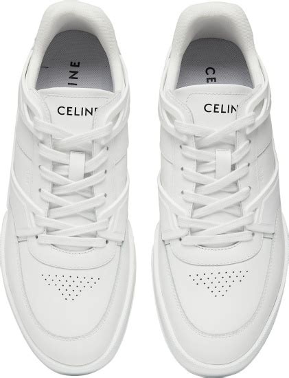 celine sneakers white|white celine low top sneakers.